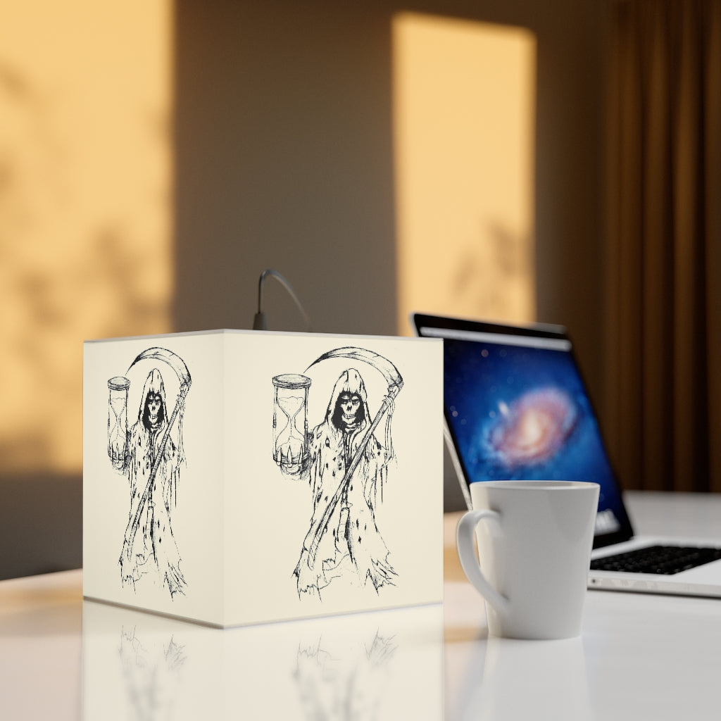 The Reaper Has come for Thee Lamp - WolfDuckStudiosMerch
