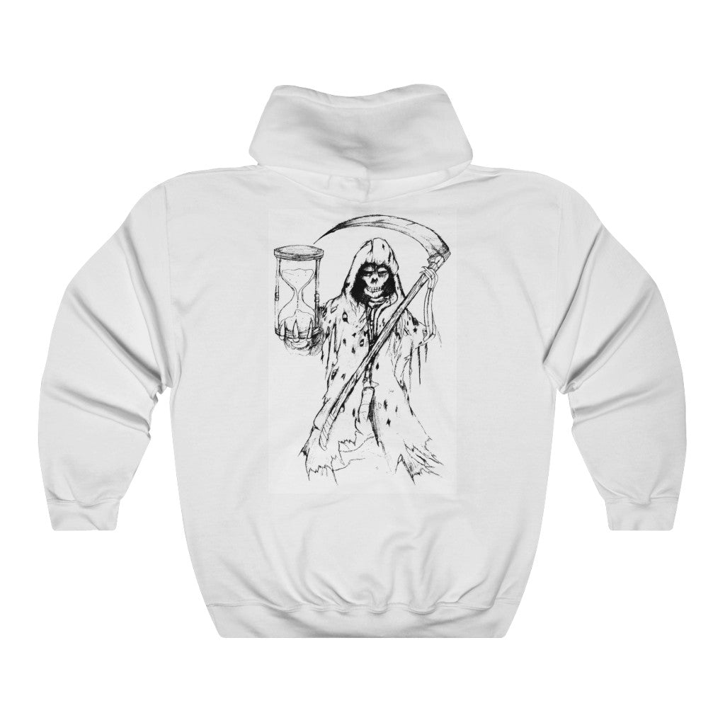 The Reaper Has come for Thee Hooded Sweatshirt - WolfDuckStudiosMerch