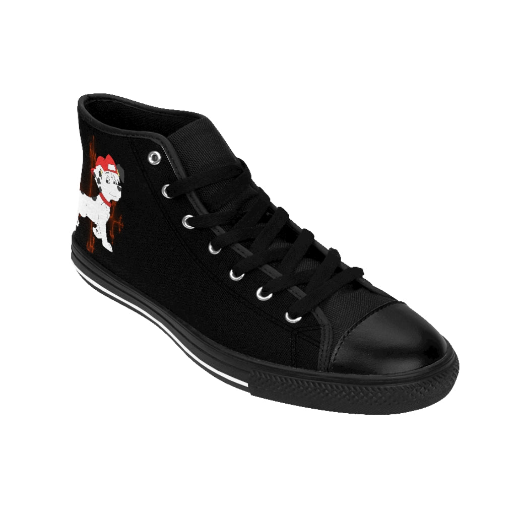 Puppy D. Women's High-top Sneakers - WolfDuckStudiosMerch