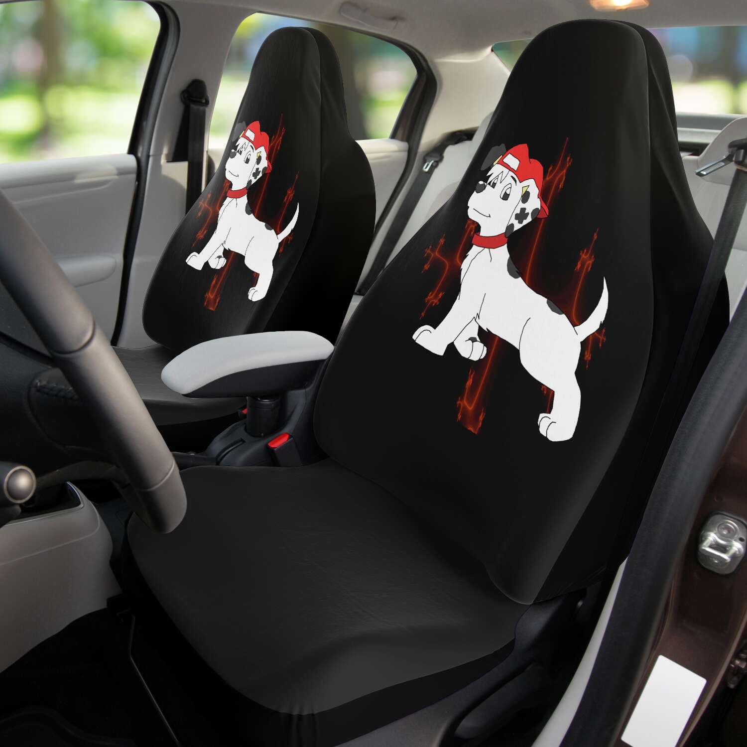 Puppy D. Car seat Covers - WolfDuckStudiosMerch