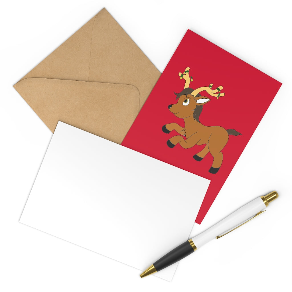 Young Reindeer Postcards (7 pcs) - WolfDuckStudiosMerch