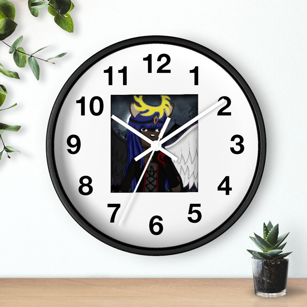 Nydia Wall clock - WolfDuckStudiosMerch