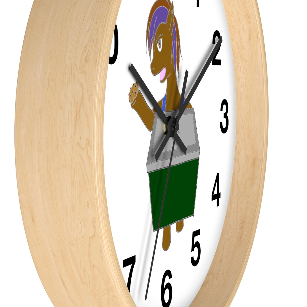 Cookie Vendor Wall clock - WolfDuckStudiosMerch