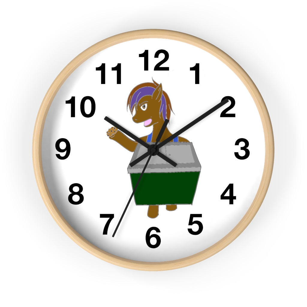 Cookie Vendor Wall clock - WolfDuckStudiosMerch