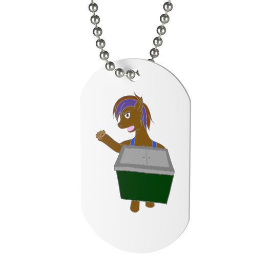 Cookie Vendor Dog Tag - WolfDuckStudiosMerch