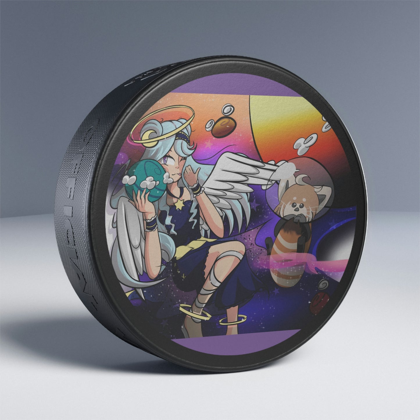 Angel of the universe Hockey Puck