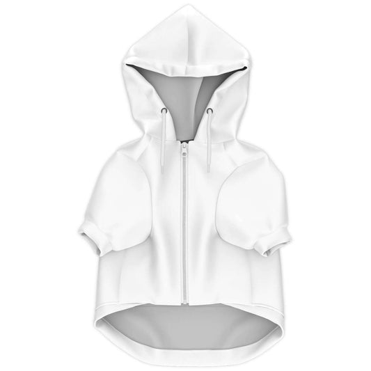 Grim Reaper Dog Athletic Dog Zip-Up Hoodie - WolfDuckStudiosMerch