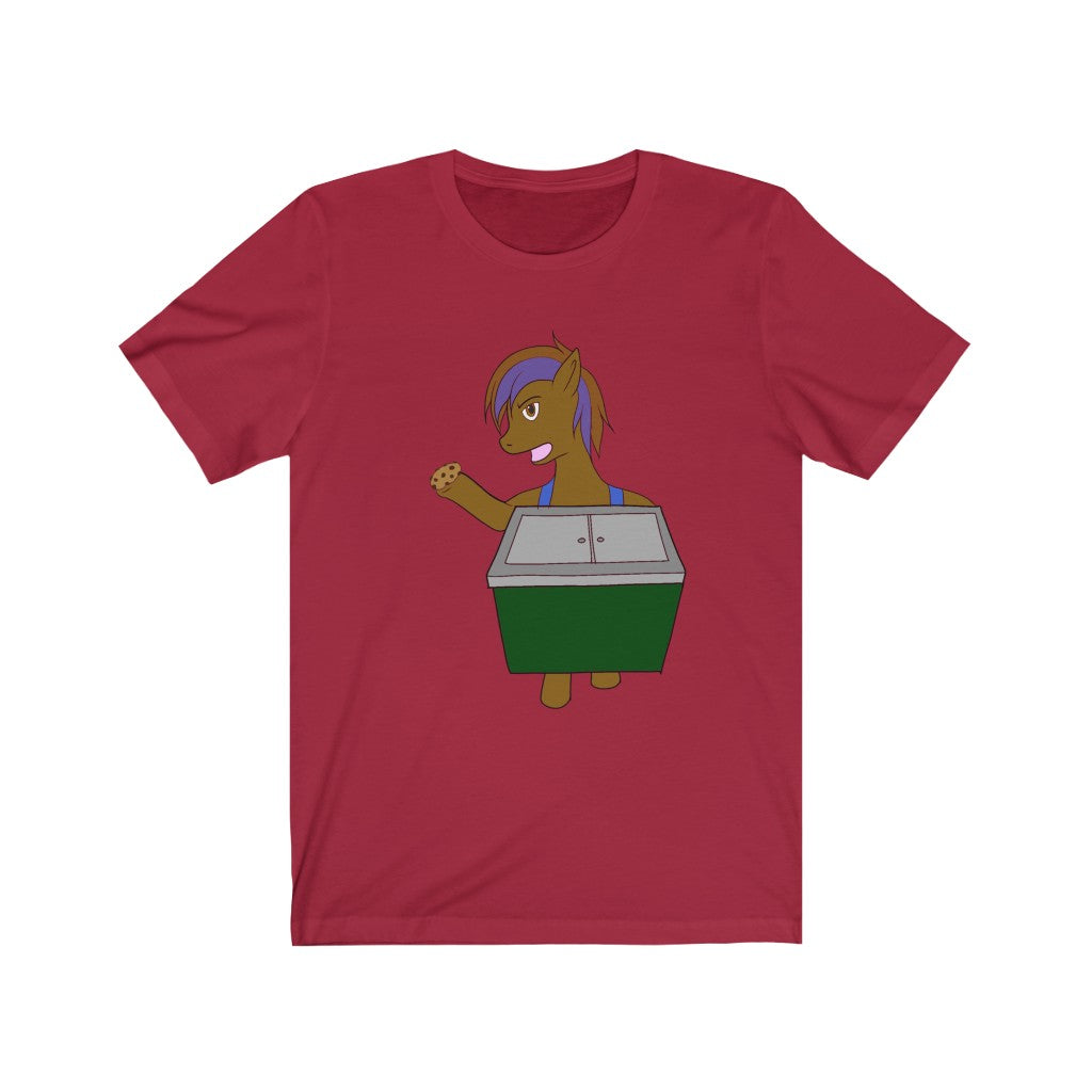 Cookie Vendor Unisex Jersey Short Sleeve Tee - WolfDuckStudiosMerch
