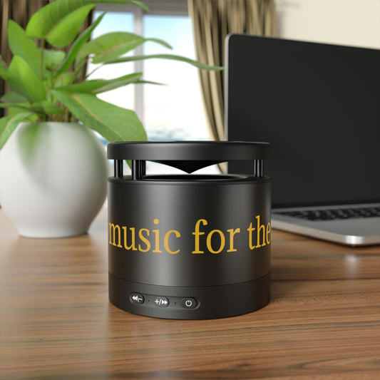 Coffee is music Metal Bluetooth Speaker and Wireless Charging Pad