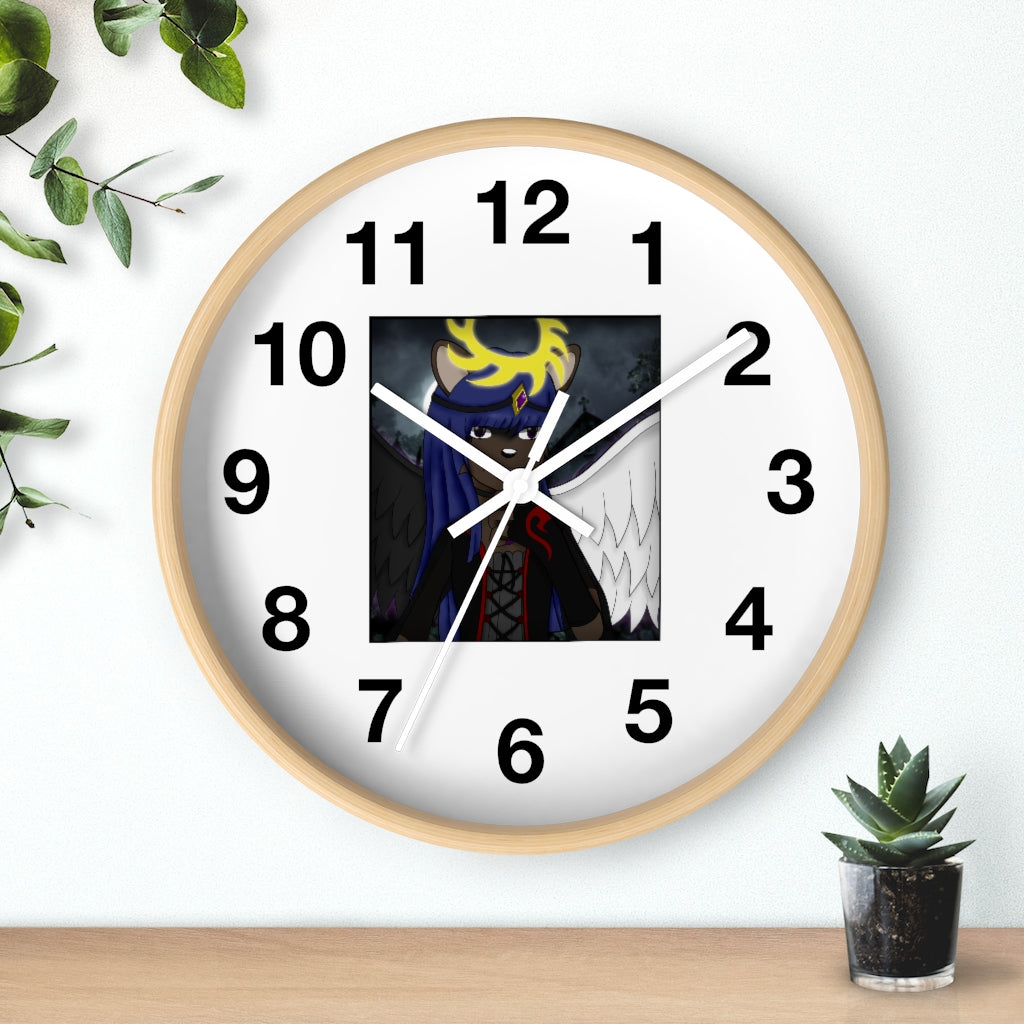 Nydia Wall clock - WolfDuckStudiosMerch