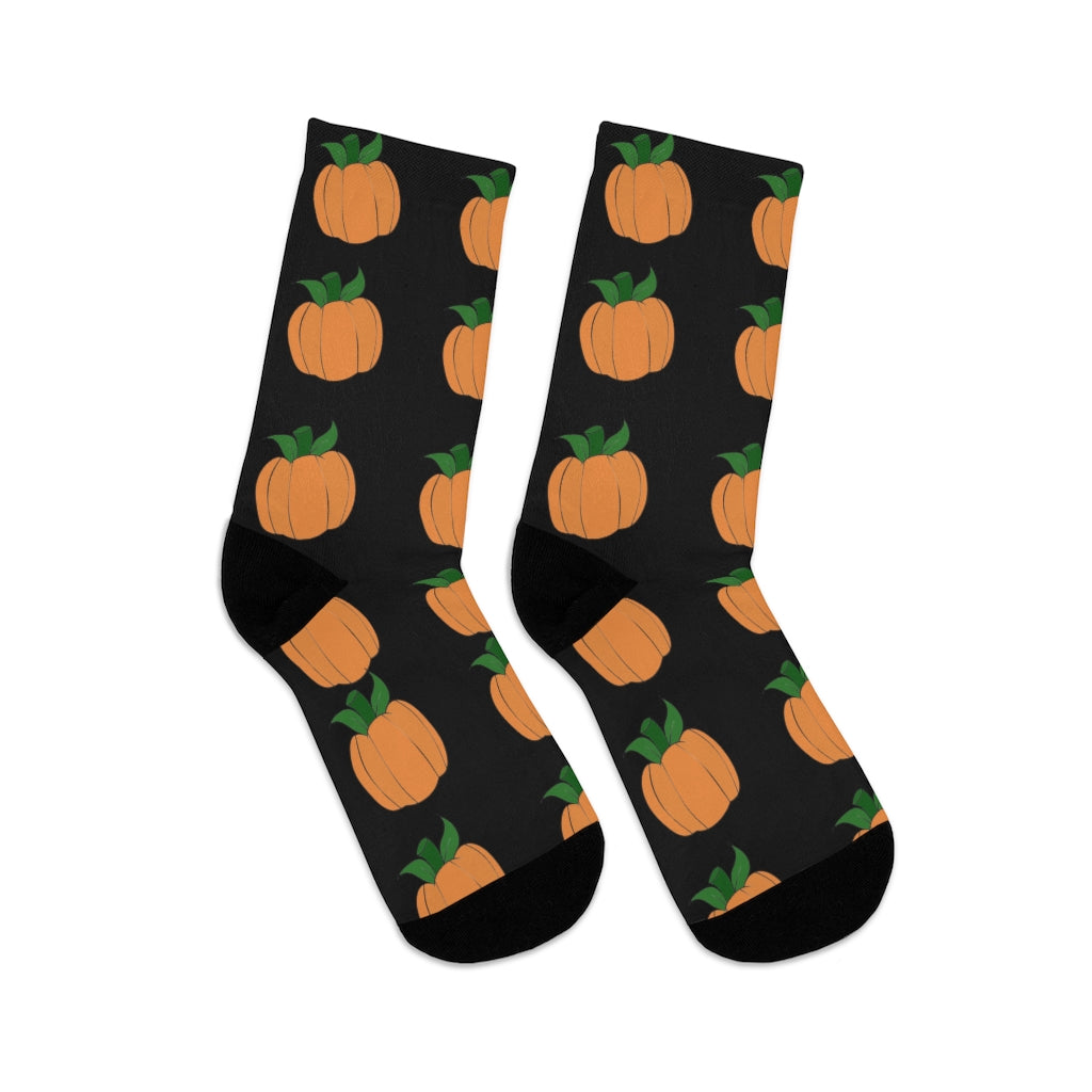 Pumpkin Socks - WolfDuckStudiosMerch