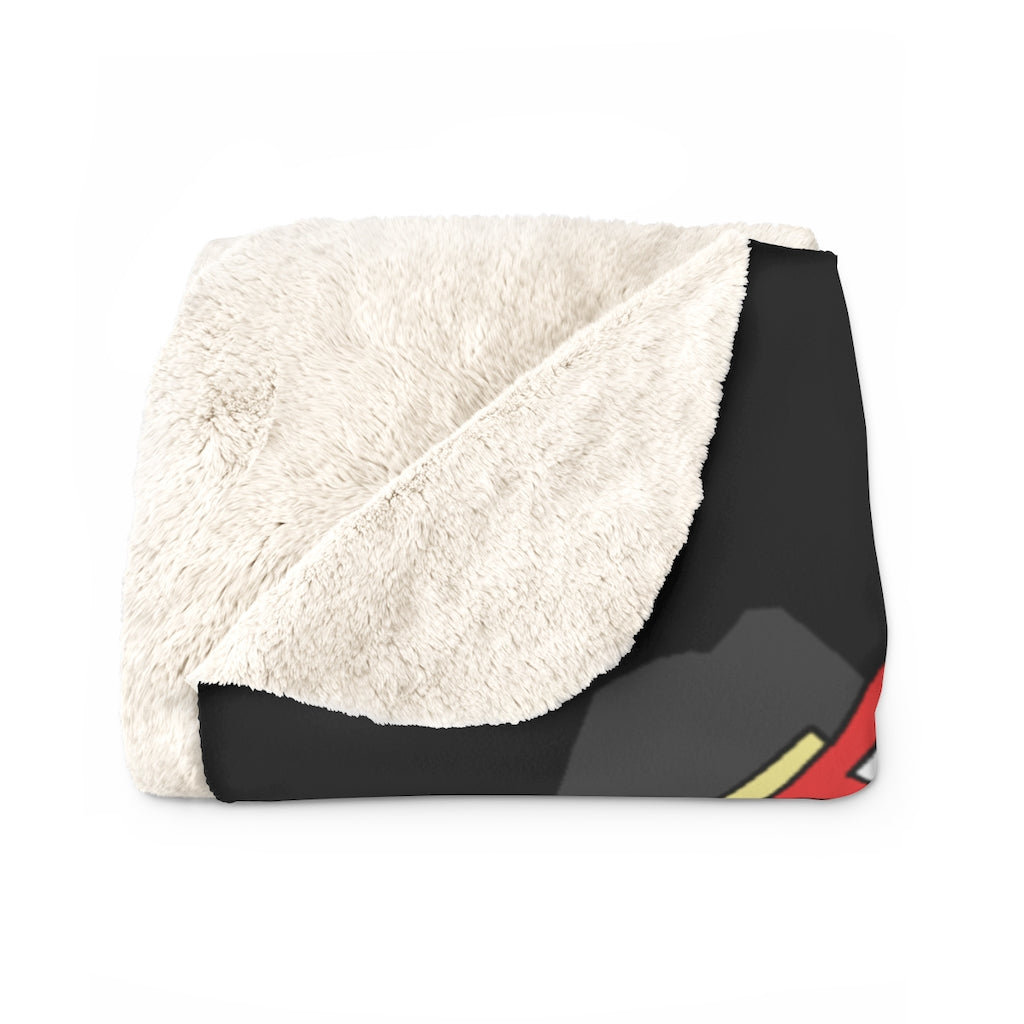 Puppy D. Sherpa Fleece Blanket - WolfDuckStudiosMerch