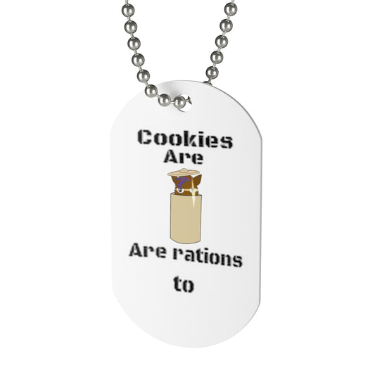 Cookies Dog Tag - WolfDuckStudiosMerch