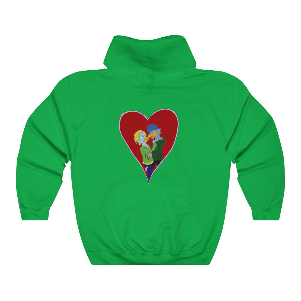 LoveBirds Unisex Heavy Blend™ Hooded Sweatshirt - WolfDuckStudiosMerch