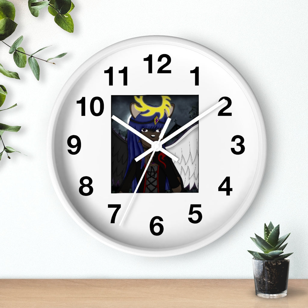 Nydia Wall clock - WolfDuckStudiosMerch