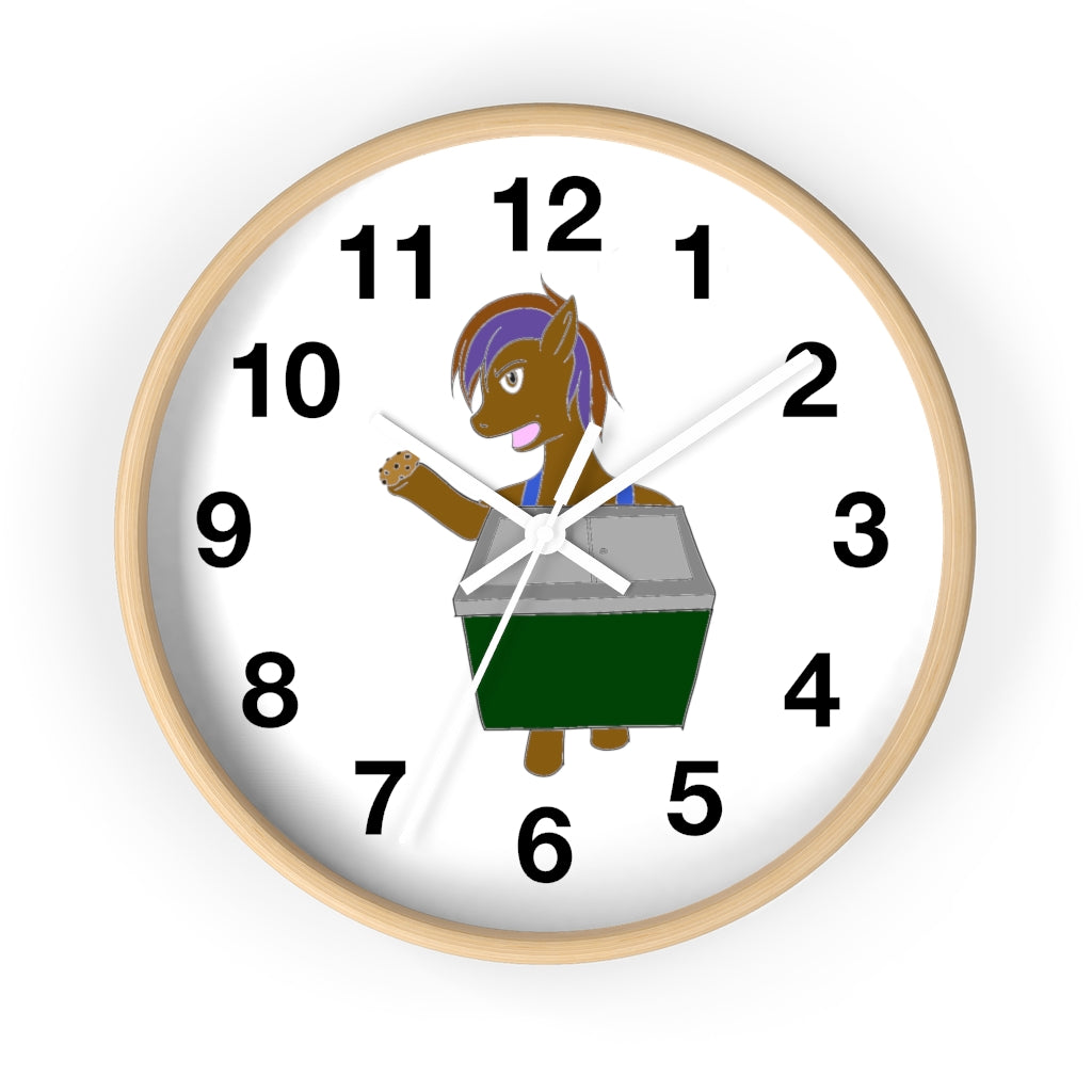 Cookie Vendor Wall clock - WolfDuckStudiosMerch