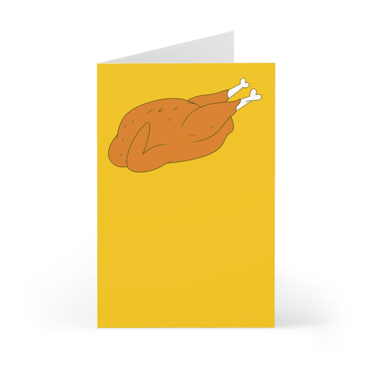 Turkey Dinner Greeting Cards (7 pcs) - WolfDuckStudiosMerch