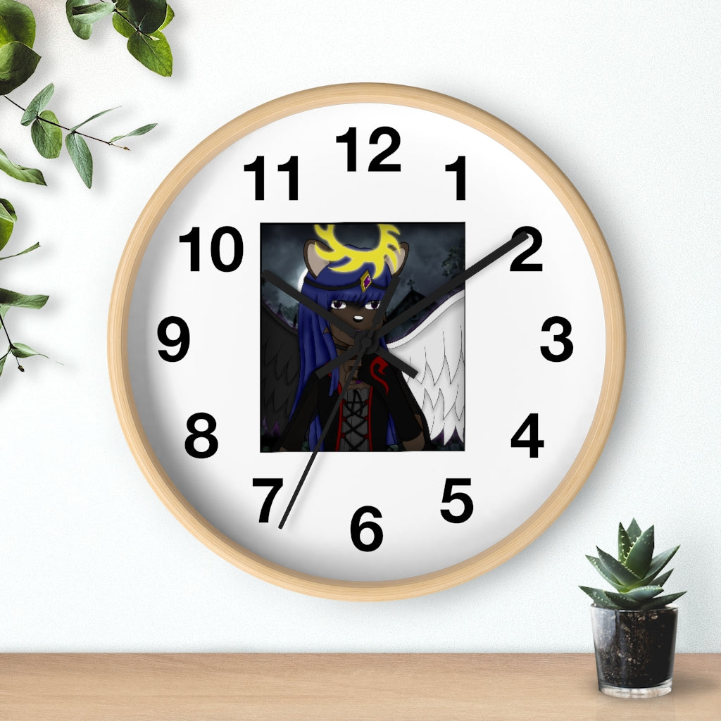 Nydia Wall clock - WolfDuckStudiosMerch