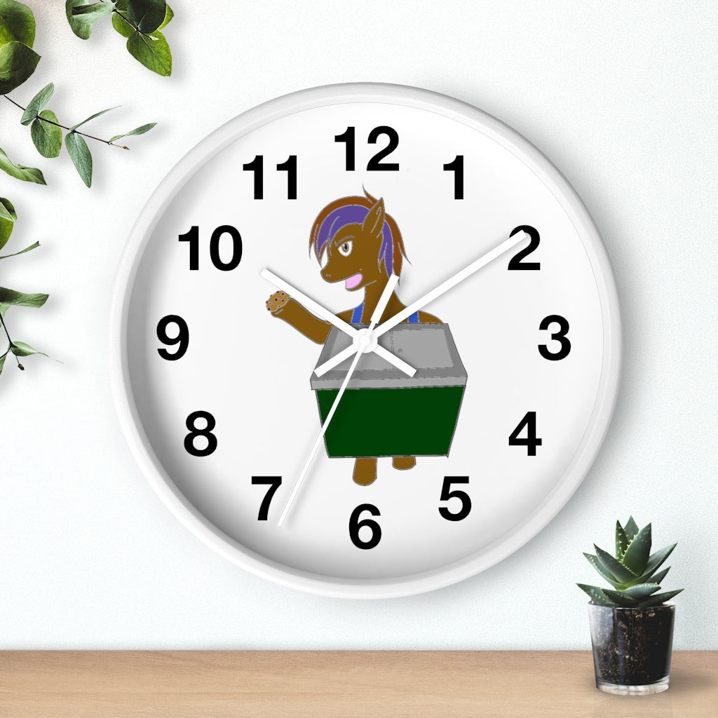 Cookie Vendor Wall clock - WolfDuckStudiosMerch