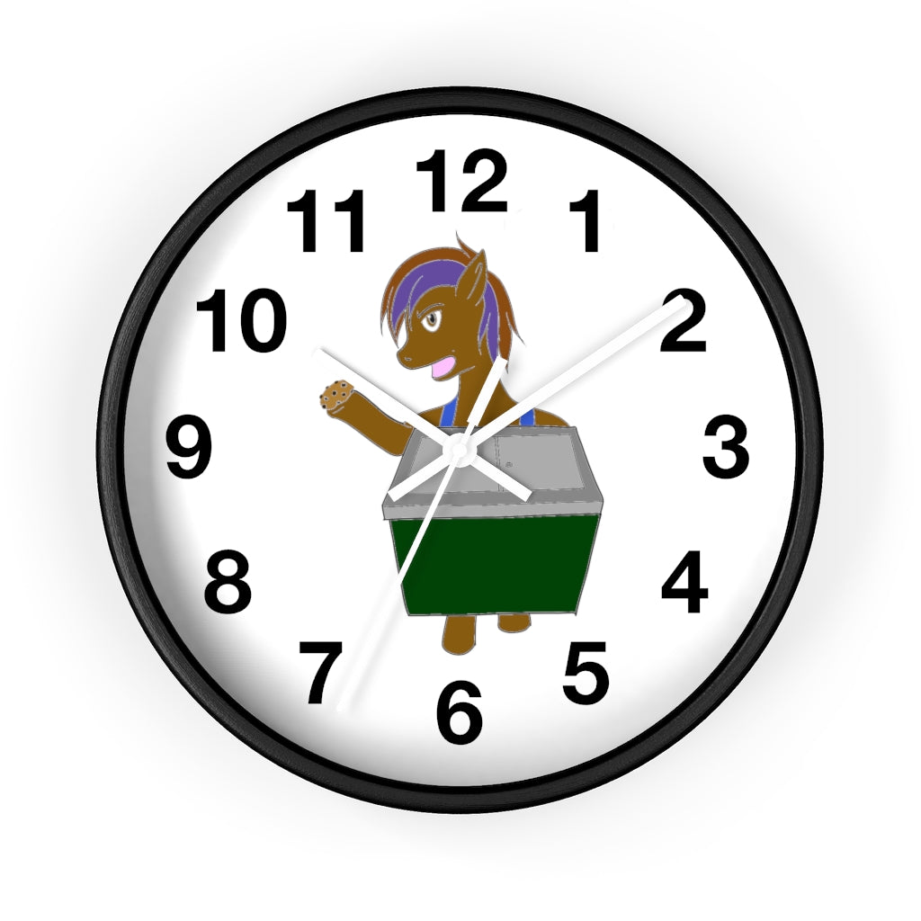 Cookie Vendor Wall clock - WolfDuckStudiosMerch