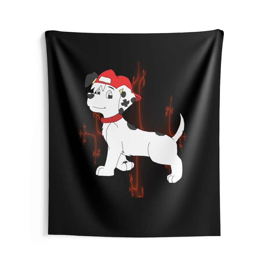 Puppy D. Indoor Wall Tapestries - WolfDuckStudiosMerch