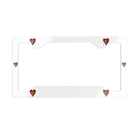 LoveBirds Metal License Plate Frame