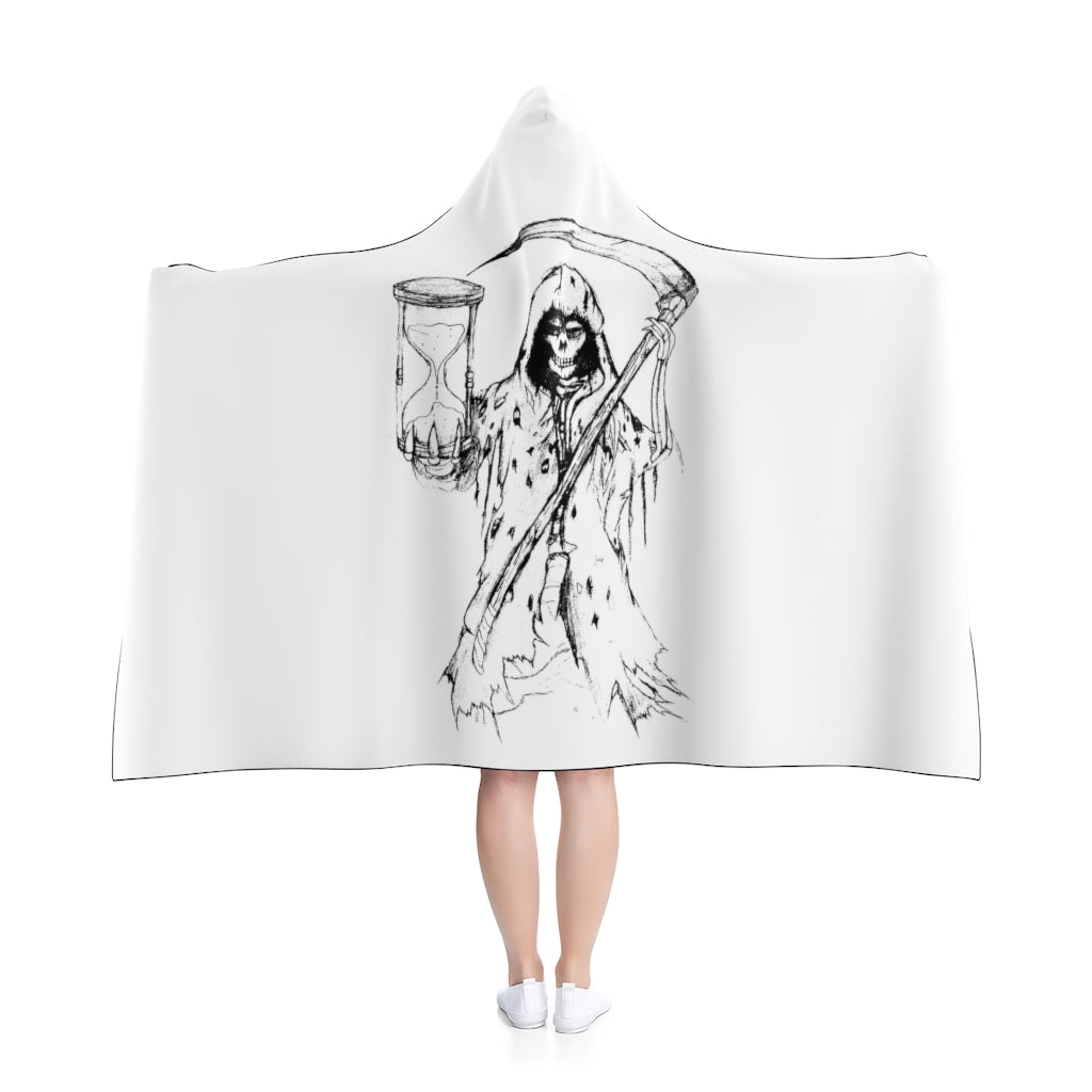 The Reaper Has come for Thee  Hooded Blanket - WolfDuckStudiosMerch