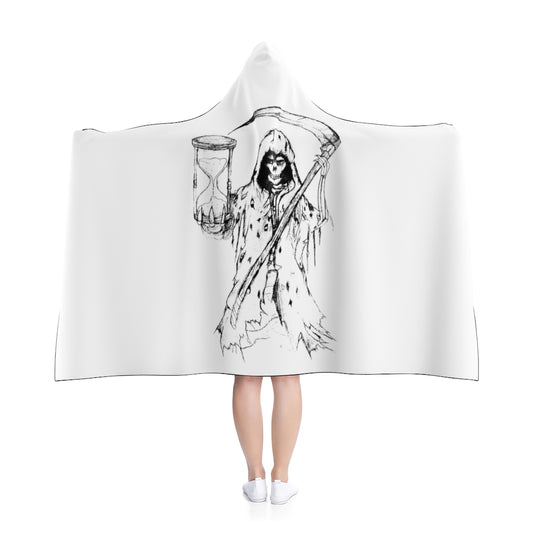 The Reaper Has come for Thee Hooded Blanket - WolfDuckStudiosMerch
