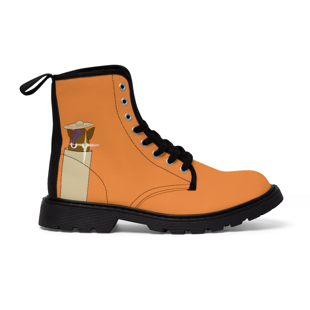 Gamerpony's Cookie Kicks Women's Canvas Boots - WolfDuckStudiosMerch