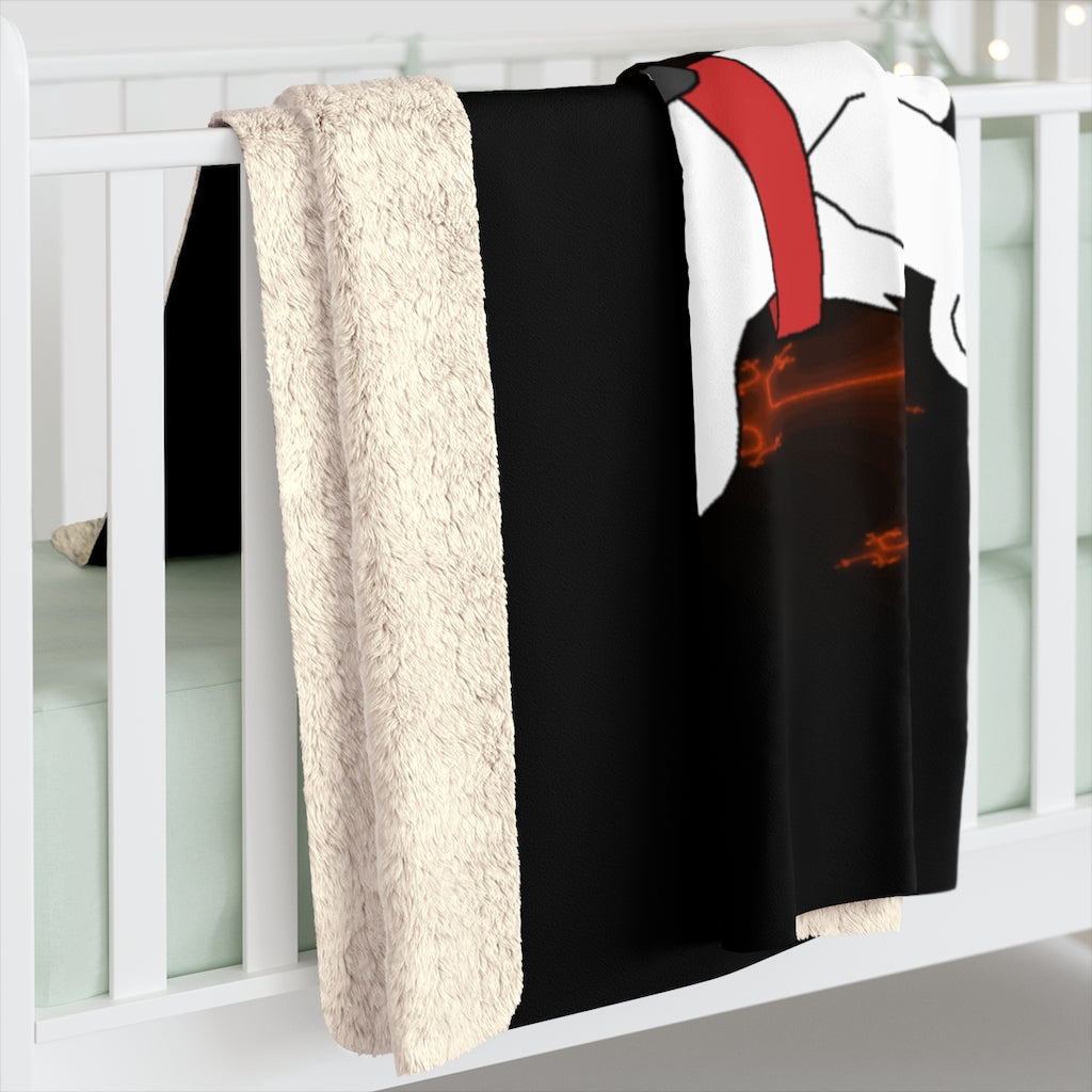 Puppy D. Sherpa Fleece Blanket - WolfDuckStudiosMerch
