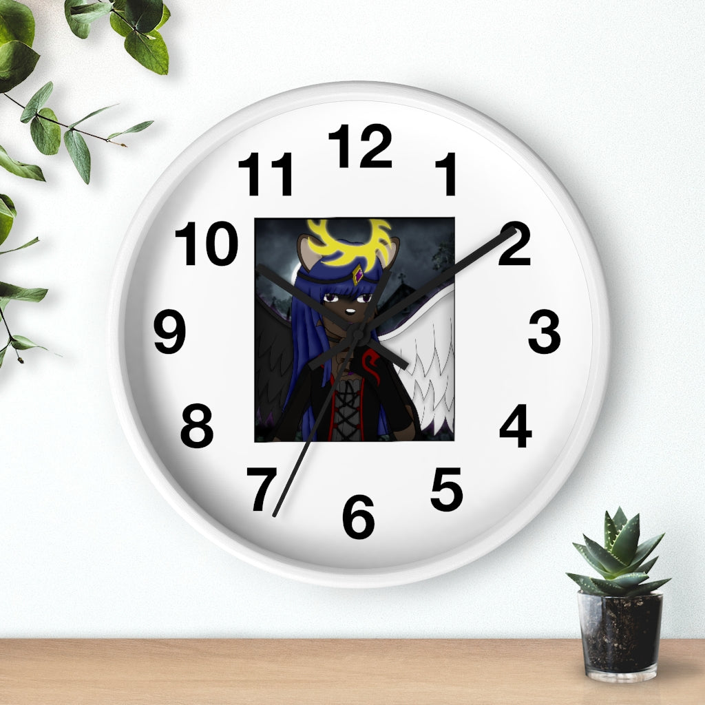 Nydia Wall clock - WolfDuckStudiosMerch