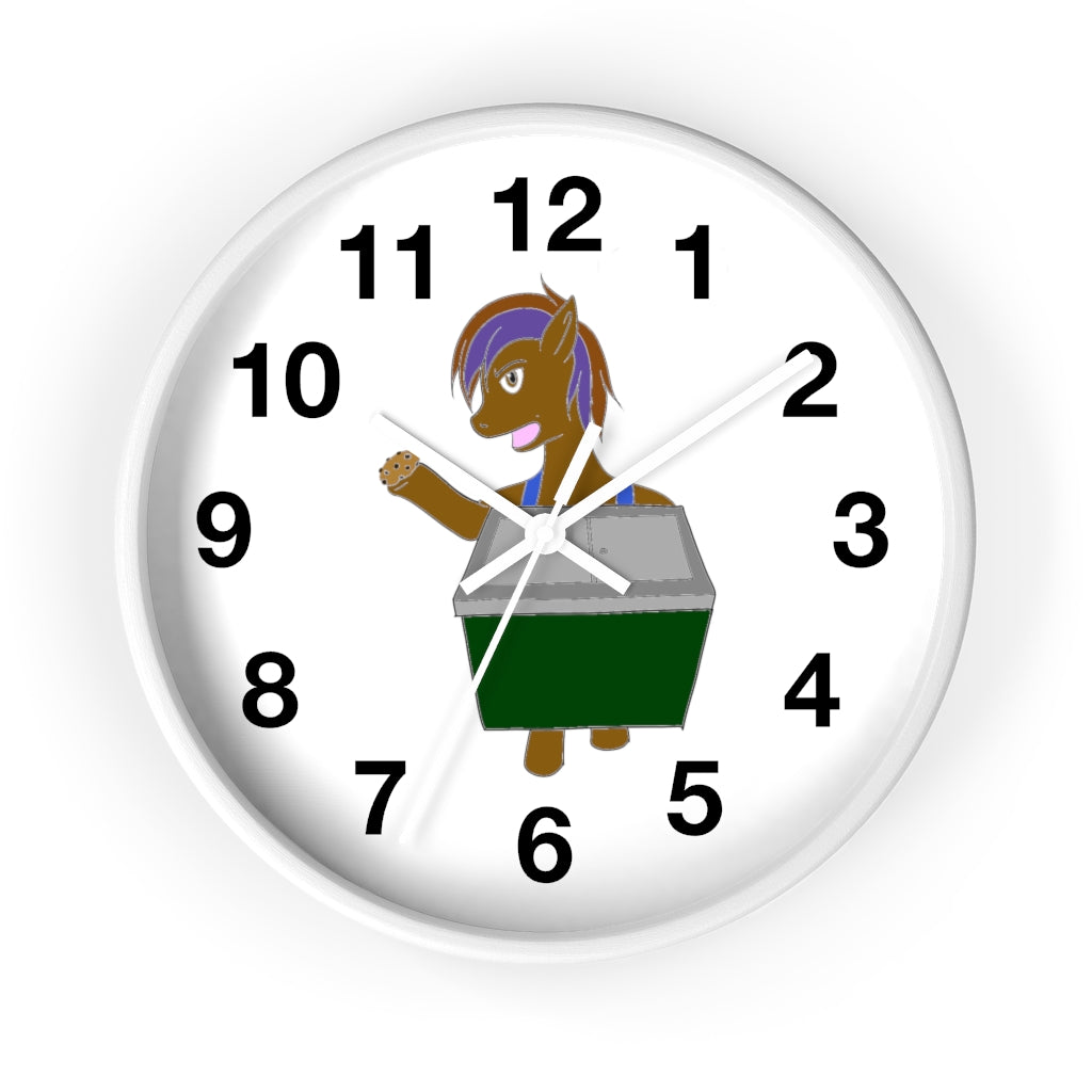 Cookie Vendor Wall clock - WolfDuckStudiosMerch