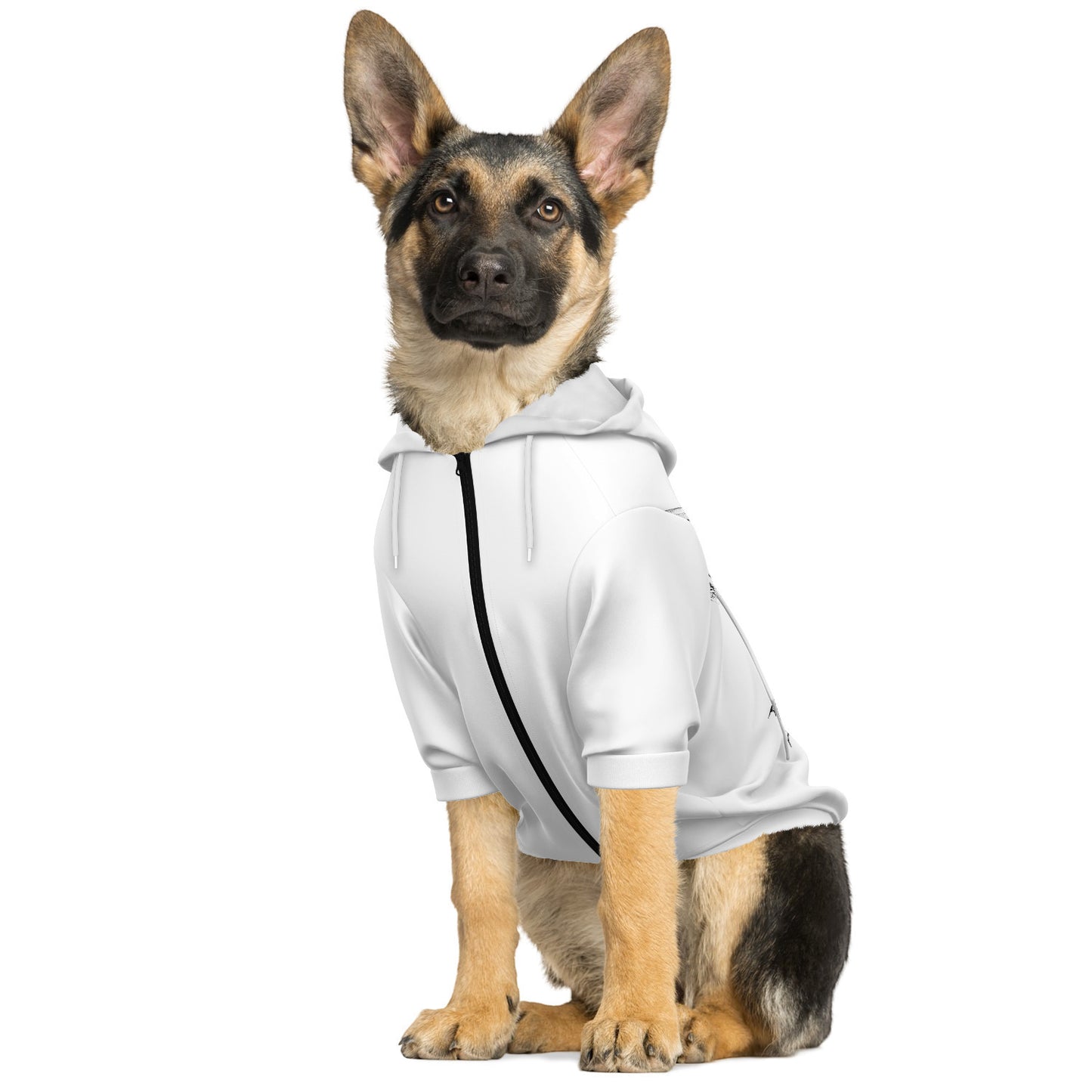 Grim Reaper Dog zipper hoodie - WolfDuckStudiosMerch
