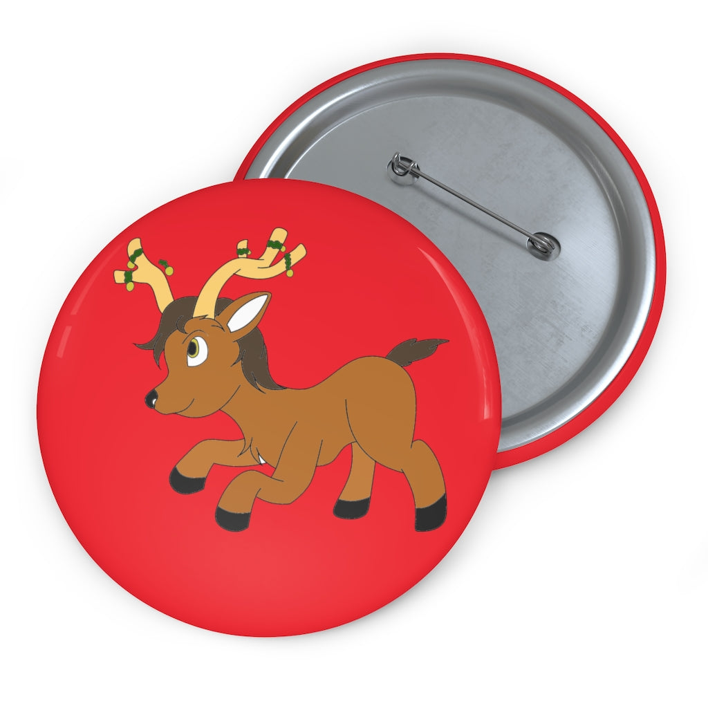 Young Reindeer Buttons - WolfDuckStudiosMerch