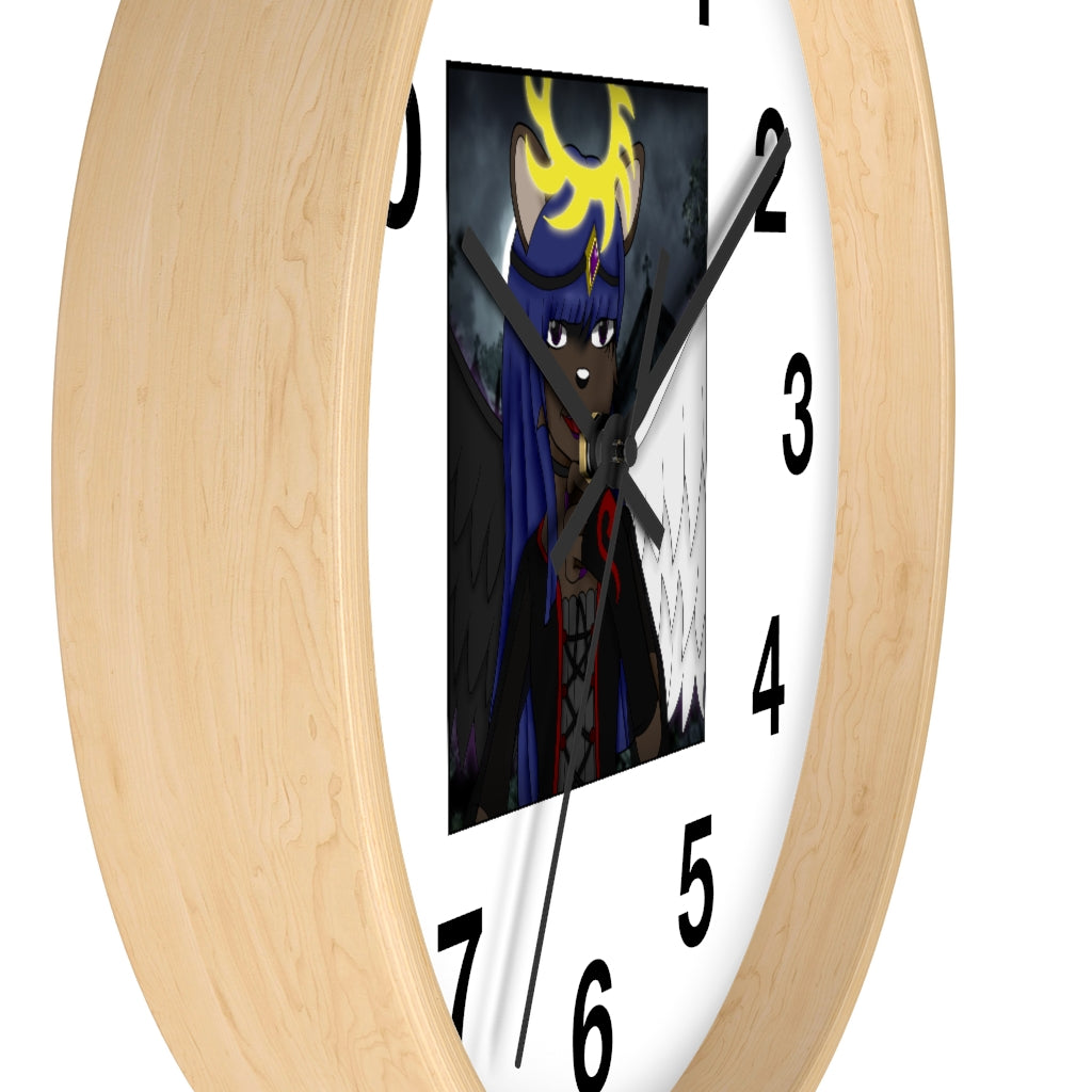 Nydia Wall clock - WolfDuckStudiosMerch