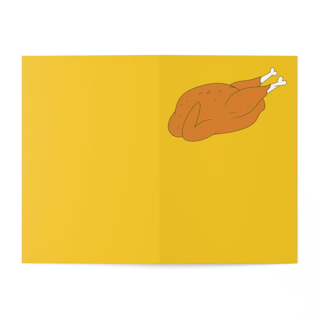 Turkey Dinner Greeting Cards (7 pcs) - WolfDuckStudiosMerch