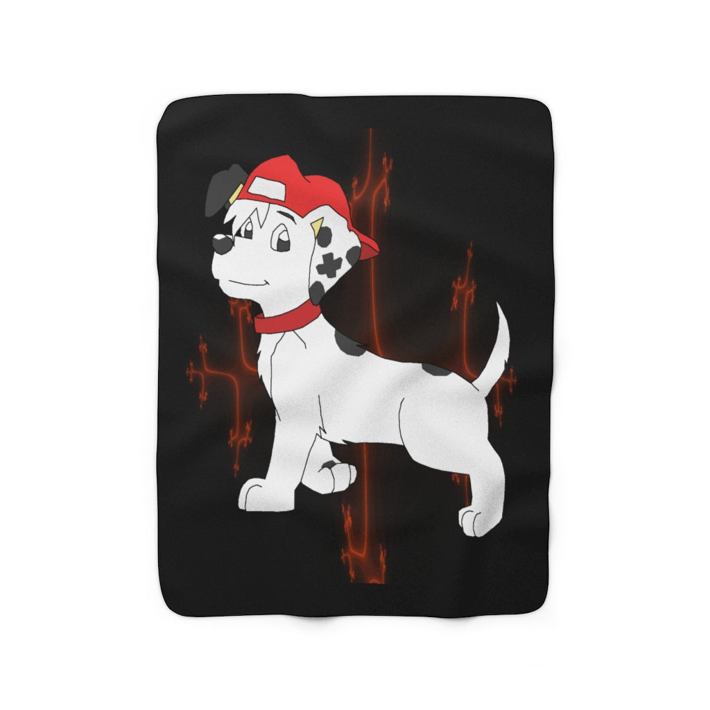 Puppy D. Sherpa Fleece Blanket - WolfDuckStudiosMerch
