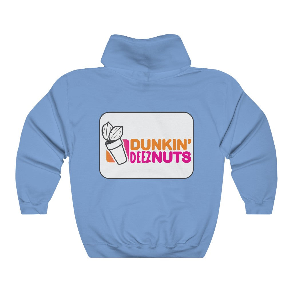 Dunkin Deez Nuts Unisex Heavy Blend™ Hooded Sweatshirt - WolfDuckStudiosMerch