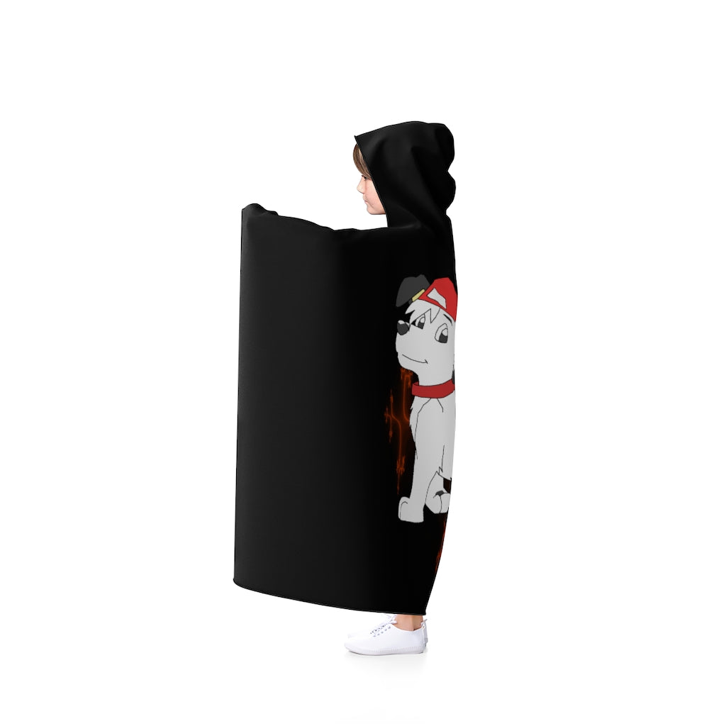 Puppy D. Hooded Blanket - WolfDuckStudiosMerch