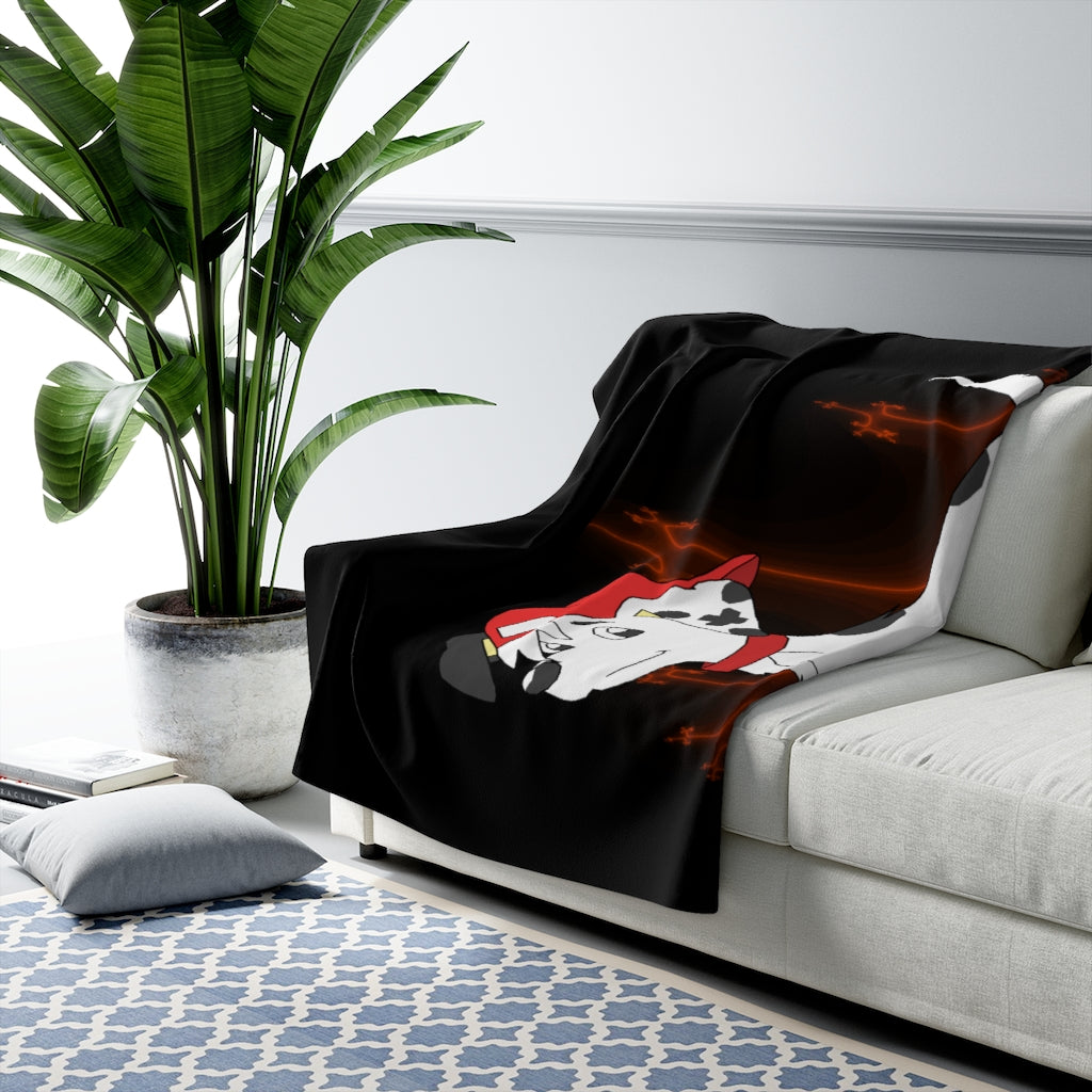 Puppy D. Sherpa Fleece Blanket - WolfDuckStudiosMerch