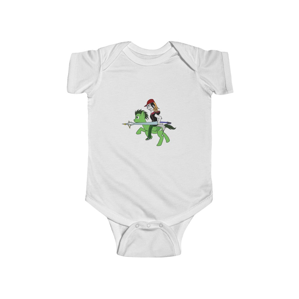 LimeStar Infant Fine Jersey Bodysuit - WolfDuckStudiosMerch