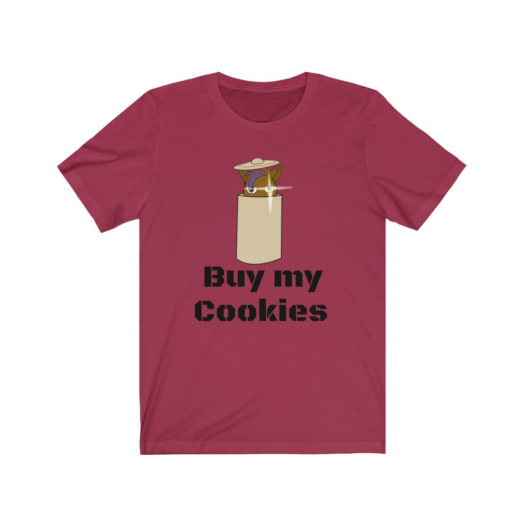 Buy my Cookies Unisex Jersey Short Sleeve Tee - WolfDuckStudiosMerch