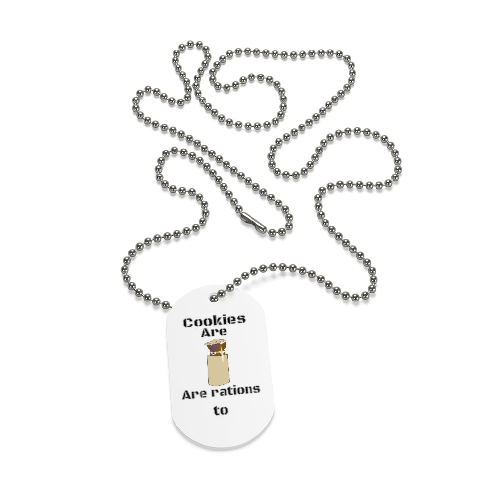 Cookies Dog Tag - WolfDuckStudiosMerch