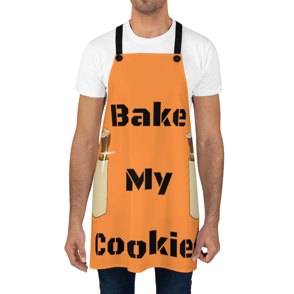 Bake my cookies Apron - WolfDuckStudiosMerch