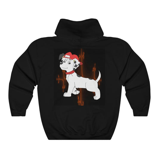 Puppy D. Hooded Sweatshirt - WolfDuckStudiosMerch