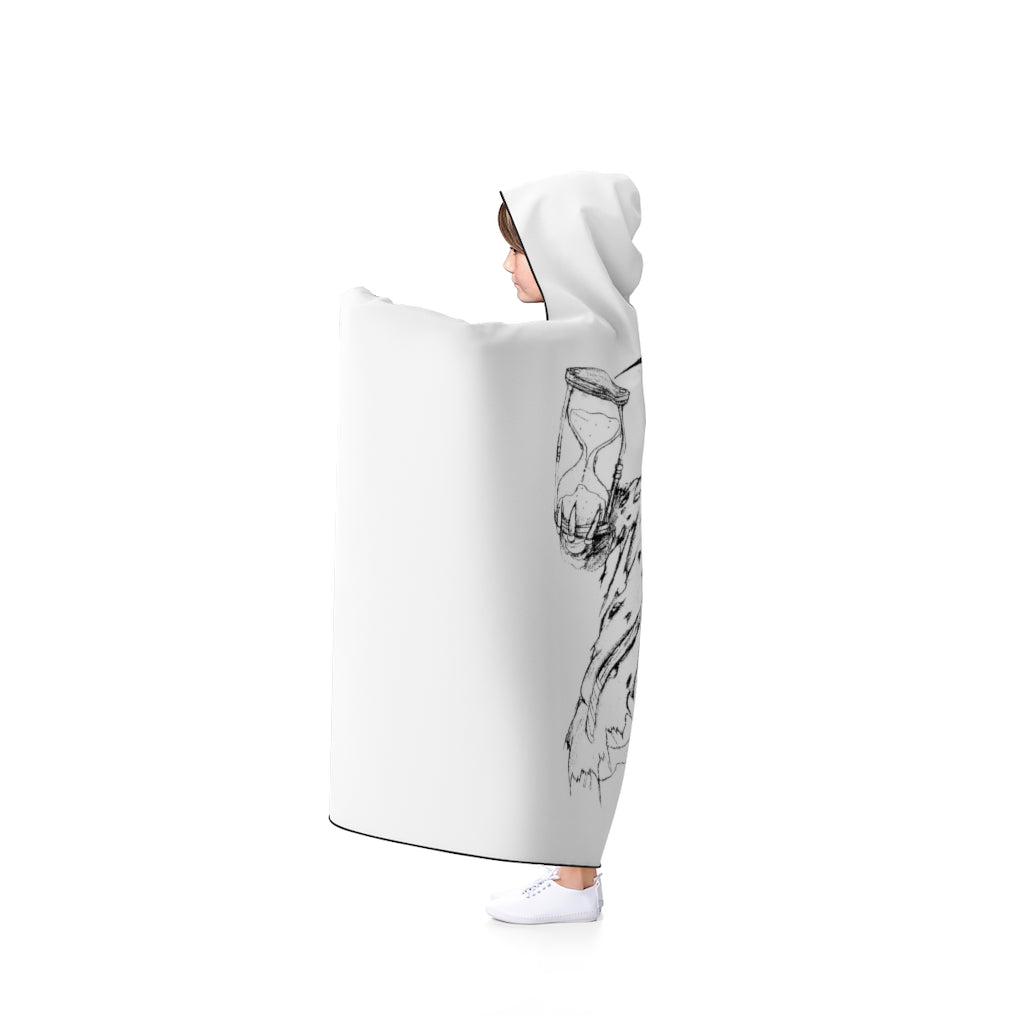 The Reaper Has come for Thee  Hooded Blanket - WolfDuckStudiosMerch