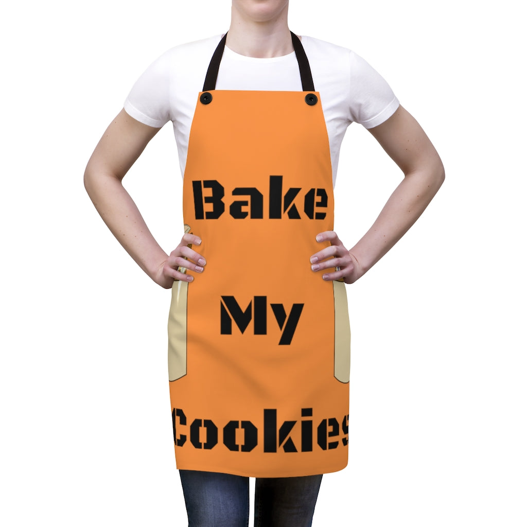 Bake my cookies Apron - WolfDuckStudiosMerch