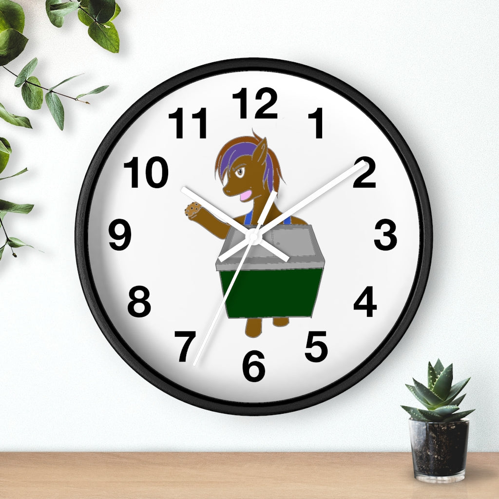 Cookie Vendor Wall clock - WolfDuckStudiosMerch