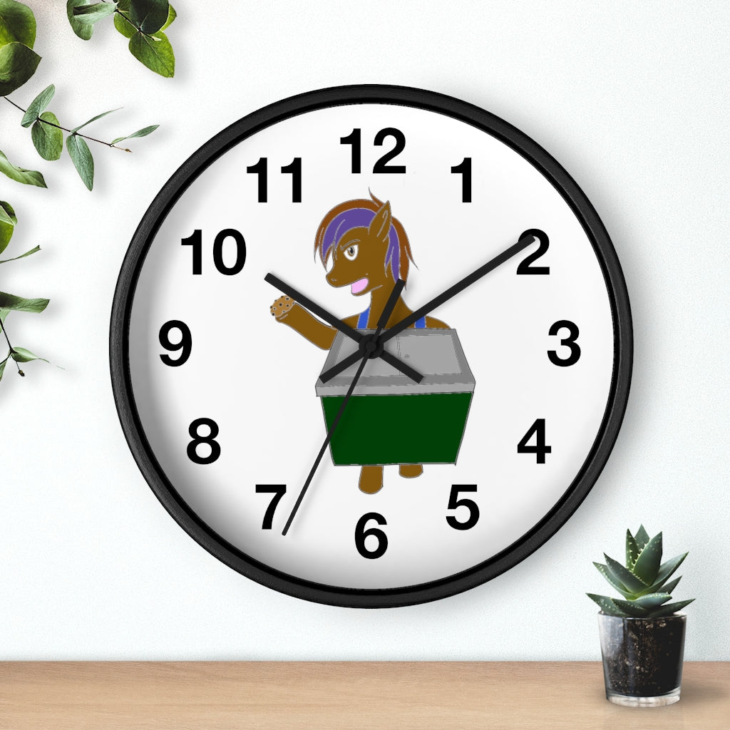 Cookie Vendor Wall clock - WolfDuckStudiosMerch