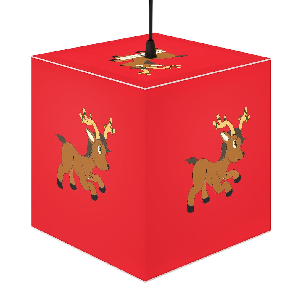 Young Reindeer Personalized Lamp - WolfDuckStudiosMerch